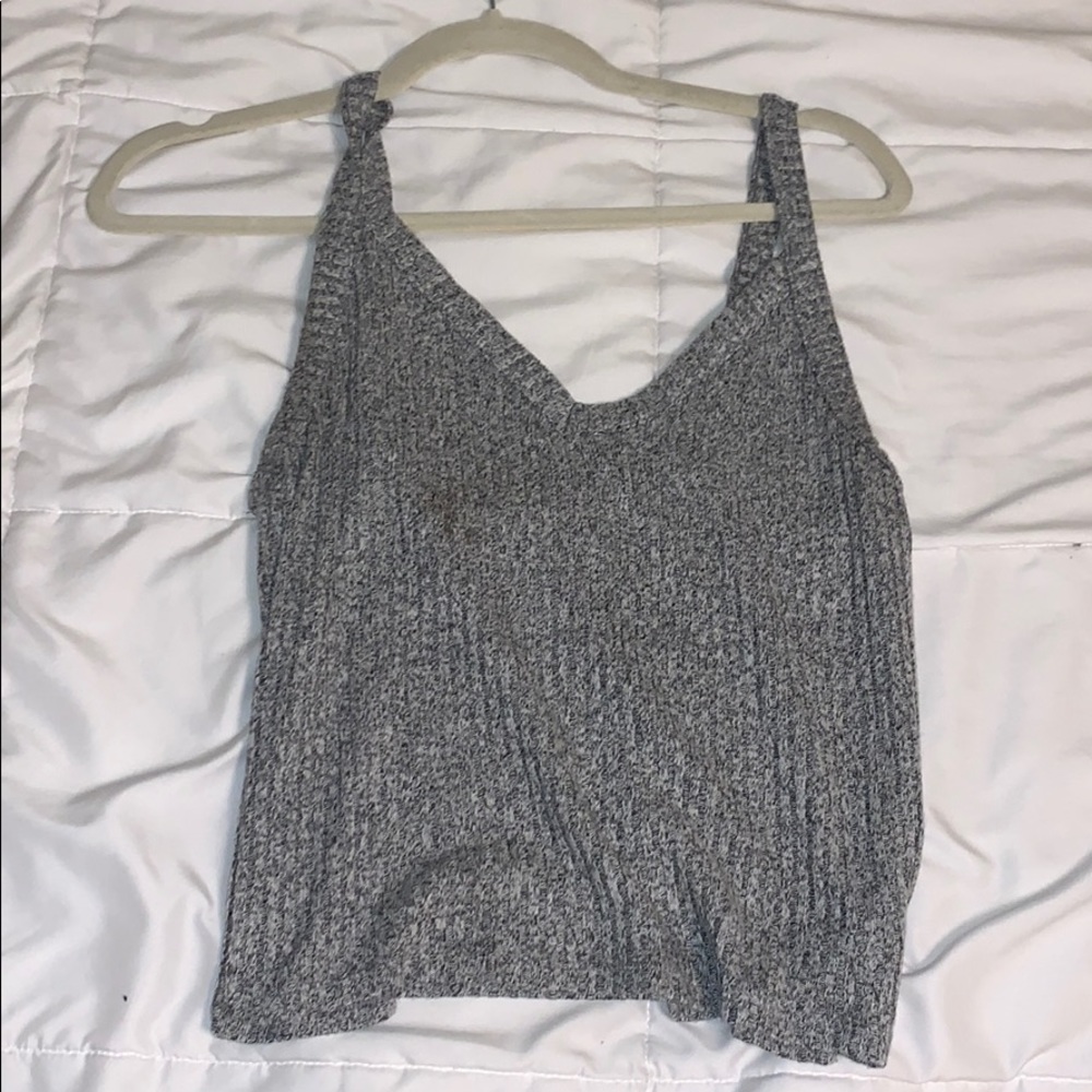 AE Knit Gray Tank Top